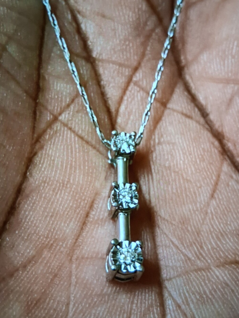Real! Diamonds Sterling Silver Pendant Necklace - Picture 4 of 9